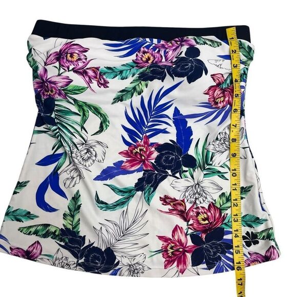 Hapari Womens SPF 50+ Floral Bandeau Tankini Top Swimwear Multicolor Large - Picture 7 of 14